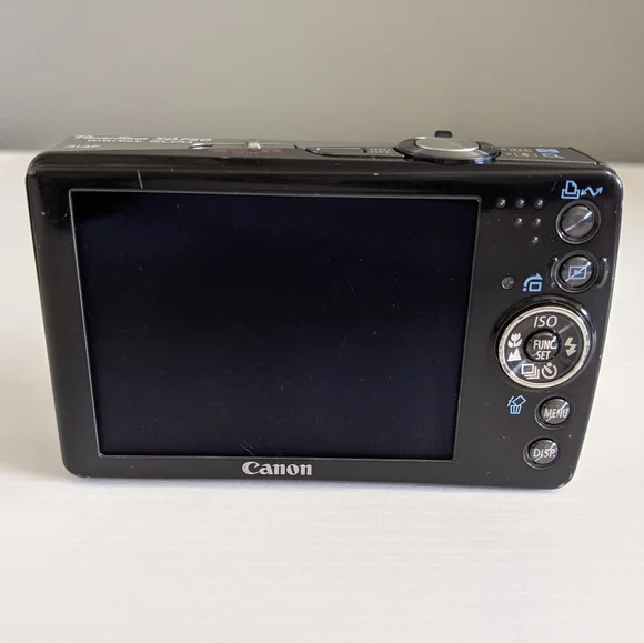 Canon PowerShot SD750 Digital ELPH 7.1MP Digital Camera Silver with Case - Works - Picture 3 of 10